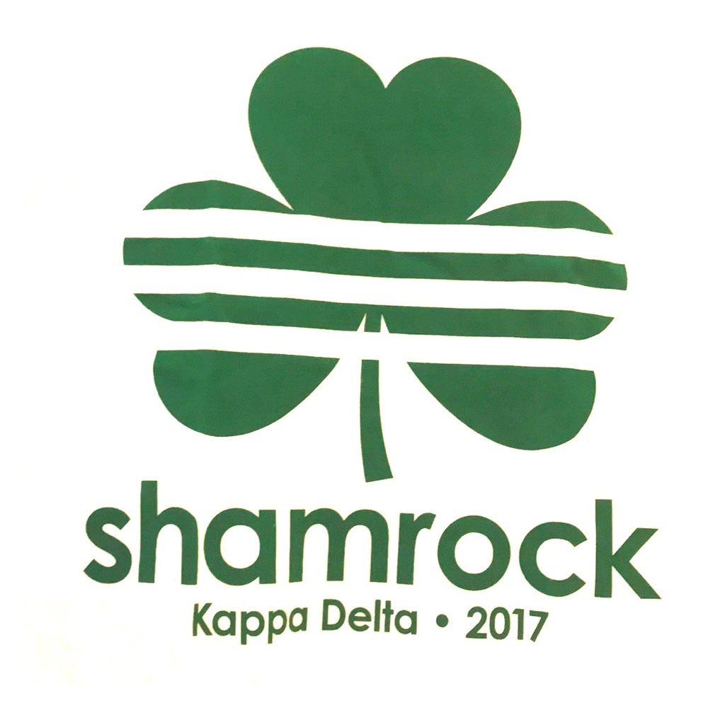 Kappa Delta Shamrock TShirt adidas theme!!